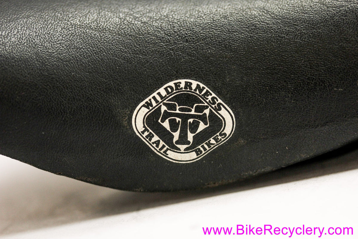 WTB SST-X Saddle: Original Vintage 1990's MTB - Black Leather (EXC)