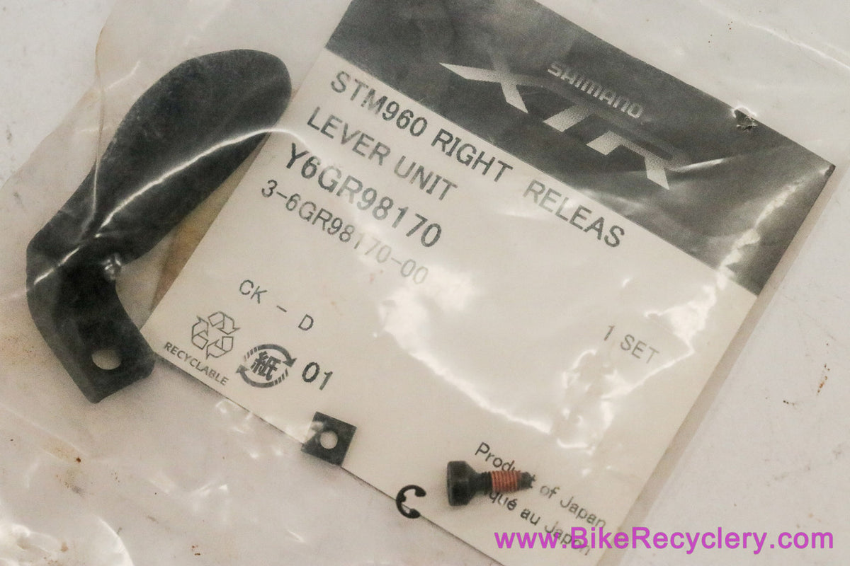 NIB/NOS Shimano XTR ST-M960 Dual Control Shifter Release Lever: Right Side - Bolt + Circlip