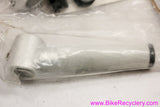 NIB/NOS Control Tech Control Stix Lite I Bar Ends: Grey - Retro 1990's - Straight
