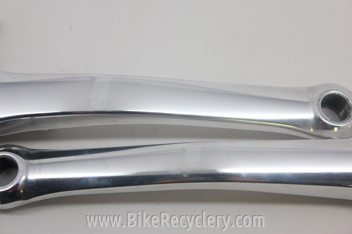 Cook Brothers E-Type Crankset: Highly Polished w/ Silver Spider, 177mm, 94/58 BCD NEAR MINT