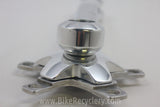 Cook Brothers E-Type Crankset: Highly Polished w/ Silver Spider, 177mm, 94/58 BCD NEAR MINT