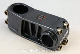 Zoom DH Stem: Threadless, 80mm x 25.4mm, CNC Pewter Ano