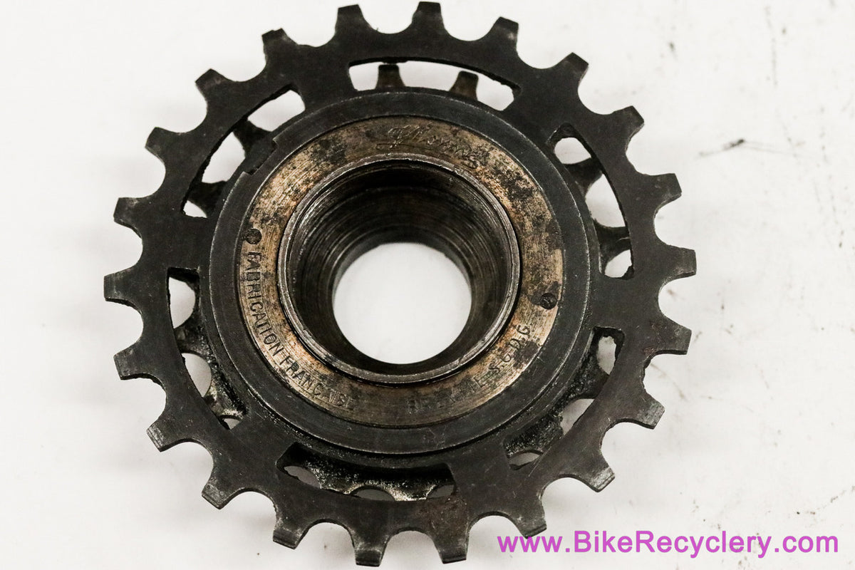 J. Moyne 3 Speed Freewheel: 14-22t - 1930's/1940's/1950's - French Threaded 34.7 mm x 1 mm