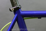 2007 Independent Fabrication Crown Jewel Road Bike: 56cm / 57cm, FULL Campagnolo Record 10sp, KCNC, King, Blue-Green-Yellow