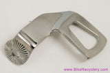 NOS British Lamp Bracket Mount: Satin-like Chrome