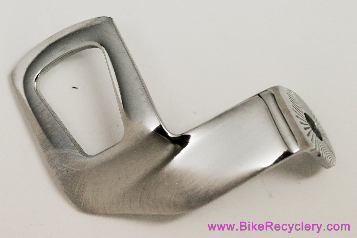 NOS British Lamp Bracket Mount: Satin-like Chrome