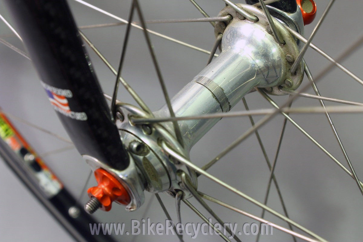 2007 Independent Fabrication Crown Jewel Road Bike: 56cm / 57cm, FULL Campagnolo Record 10sp, KCNC, King, Blue-Green-Yellow