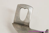 Heart Cutout British Lamp Bracket Mount:  Chrome