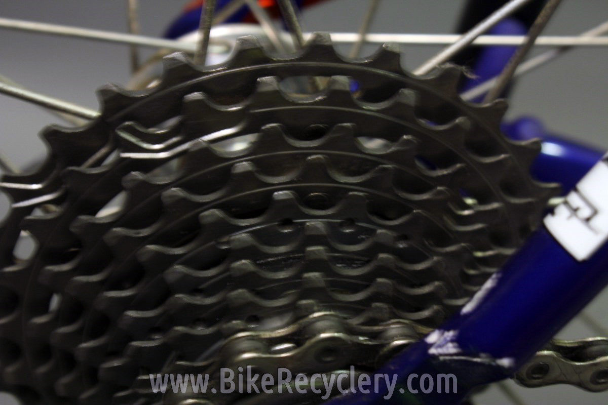 2007 Independent Fabrication Crown Jewel Road Bike: 56cm / 57cm, FULL Campagnolo Record 10sp, KCNC, King, Blue-Green-Yellow