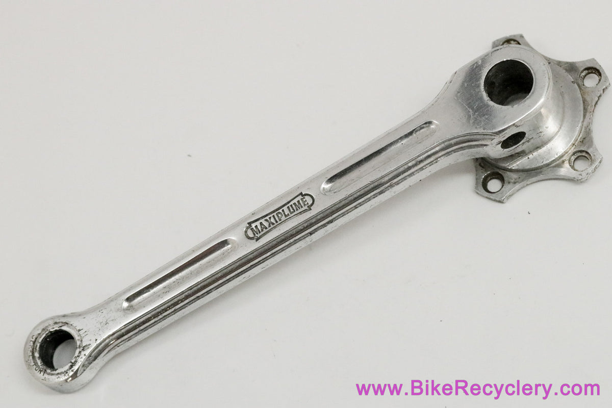 A. Duprat Maxiplume Crank Arm: Driveside - 50.4mm - 170mm - Cottered - French 1930's 1940's 1950's - Chrome