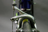 2007 Independent Fabrication Crown Jewel Road Bike: 56cm / 57cm, FULL Campagnolo Record 10sp, KCNC, King, Blue-Green-Yellow