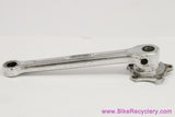 A. Duprat Maxiplume Crank Arm: Driveside - 50.4mm - 170mm - Cottered - French 1930's 1940's 1950's - Chrome