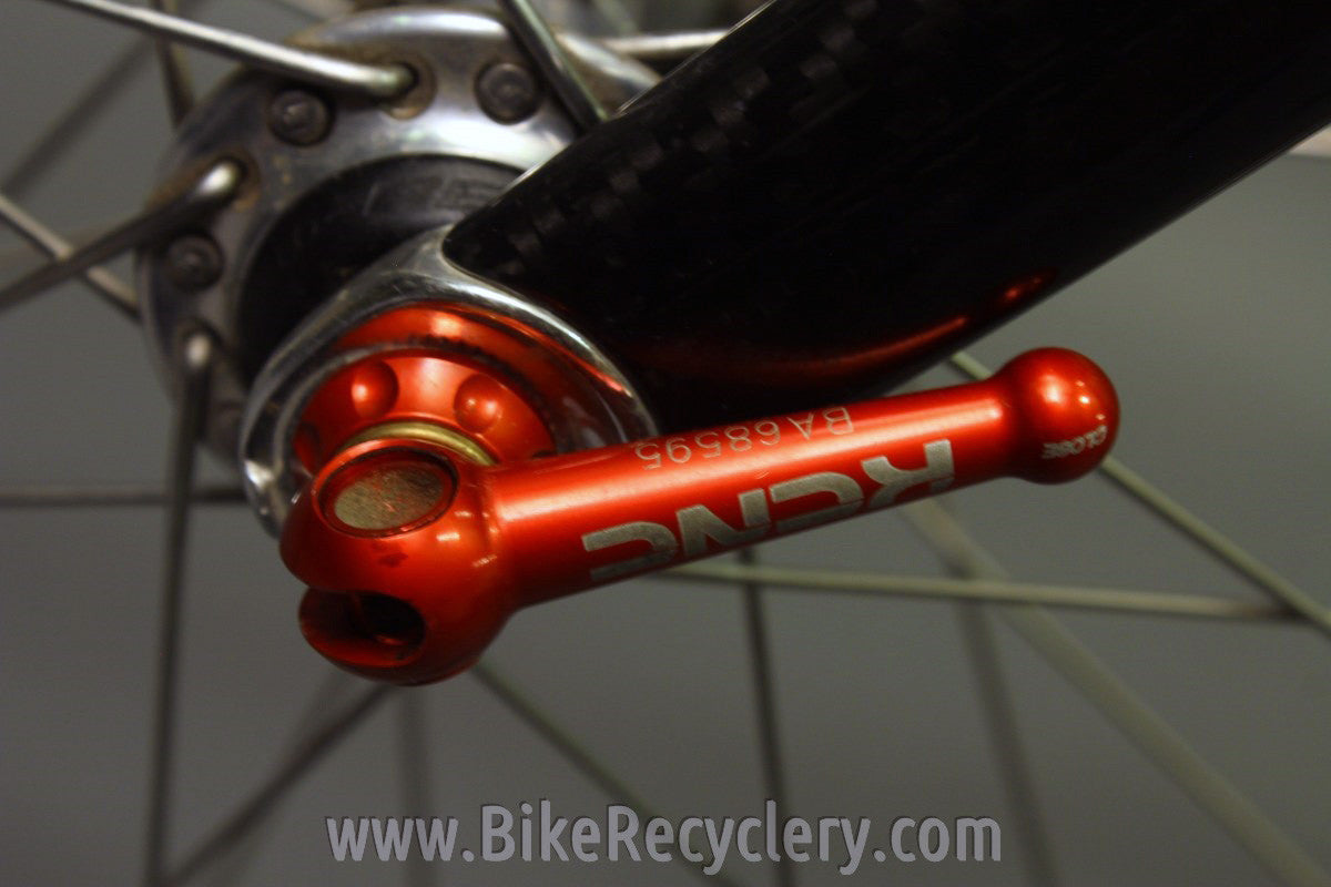 2007 Independent Fabrication Crown Jewel Road Bike: 56cm / 57cm, FULL Campagnolo Record 10sp, KCNC, King, Blue-Green-Yellow