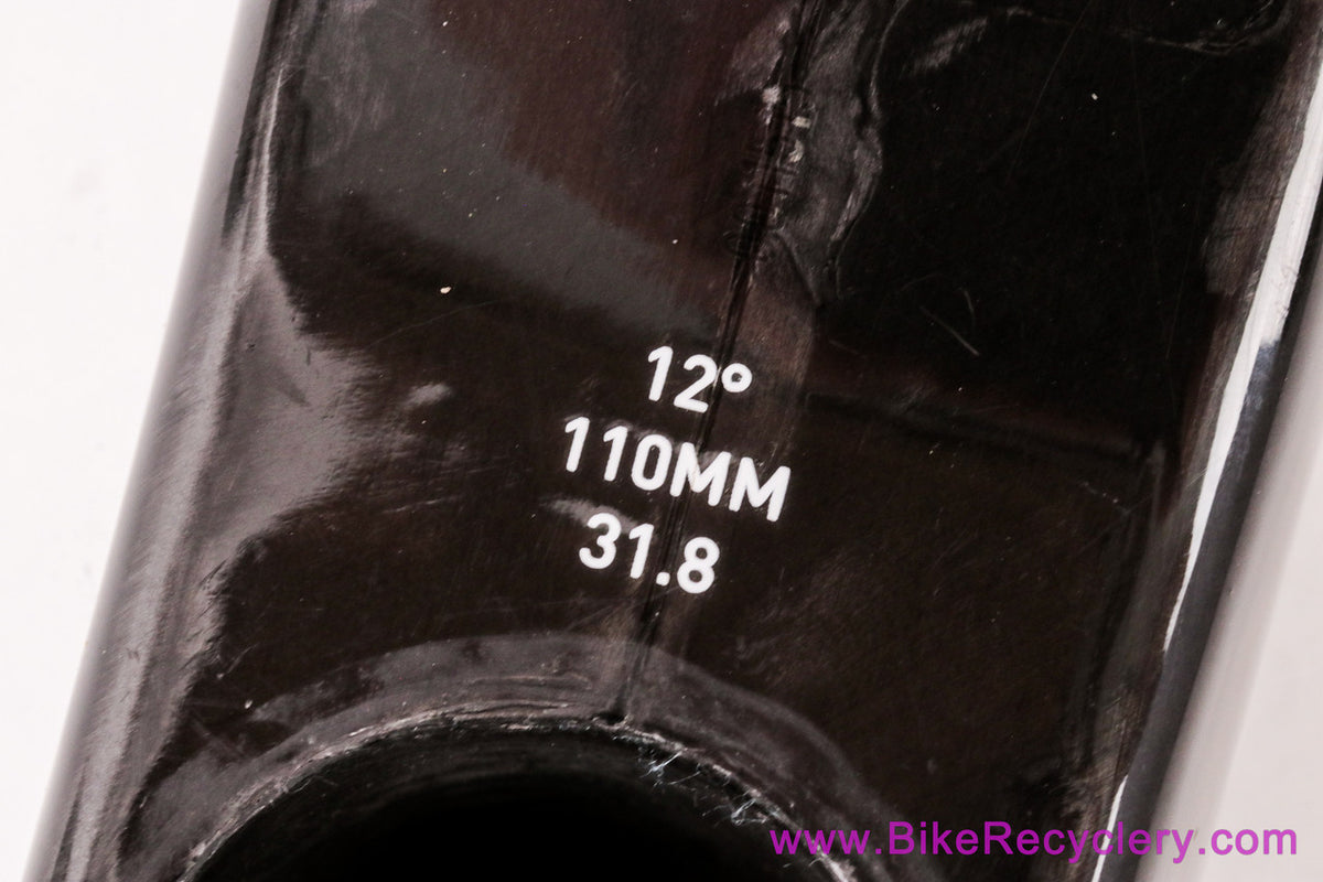 ZIPP SL Sprint Aero Stem: 1 1/8" x 110mm x 12D - Glossy Black (Near Mint)