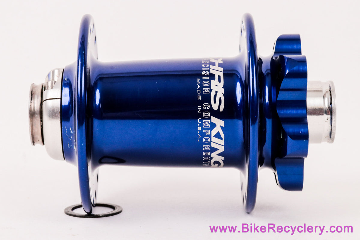 Chris King ISO Front Hub: 32H - 15x100mm - Rare Navy Blue -  6-Bolt (EXC)
