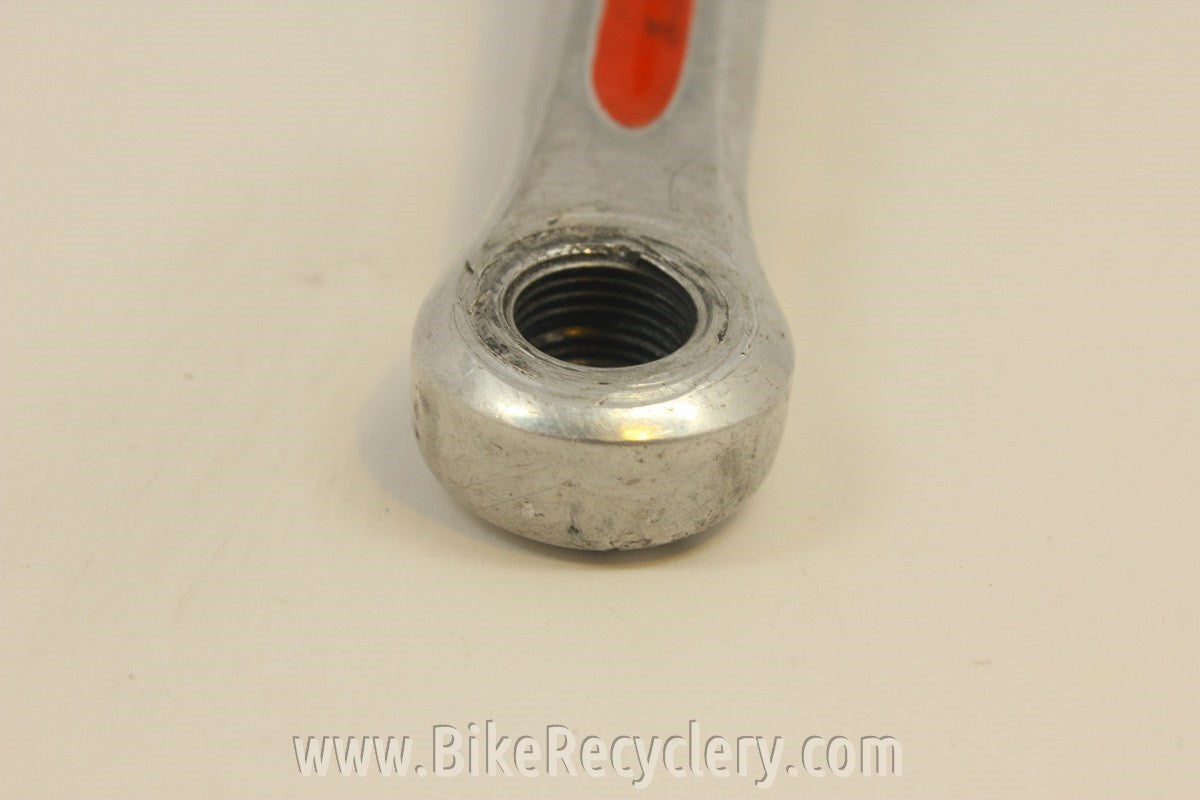 Stronglight 63 SC Drive-Side Crank Arm: 175mm, 122mm BCD, Red Flutes