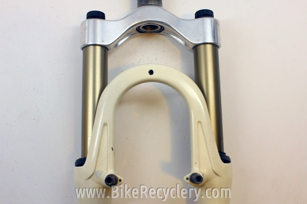 Vintage Rockshox Judy XC Fork: Air Cartridge, 26", 1 1/8" 63mm White EXC