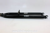Kona Project 2 Rigid Fork: 1 1/8" Threadless, 26", Fender Eyelets, Black MTB
