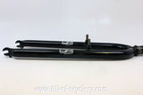 Kona Project 2 Rigid Fork: 1 1/8" Threadless, 26", Fender Eyelets, Black MTB