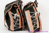 GB367 Pannier Set w/ Klickfix Fixtures + Rain Covers: Medium 33L- Black/Natural (Near Mint)