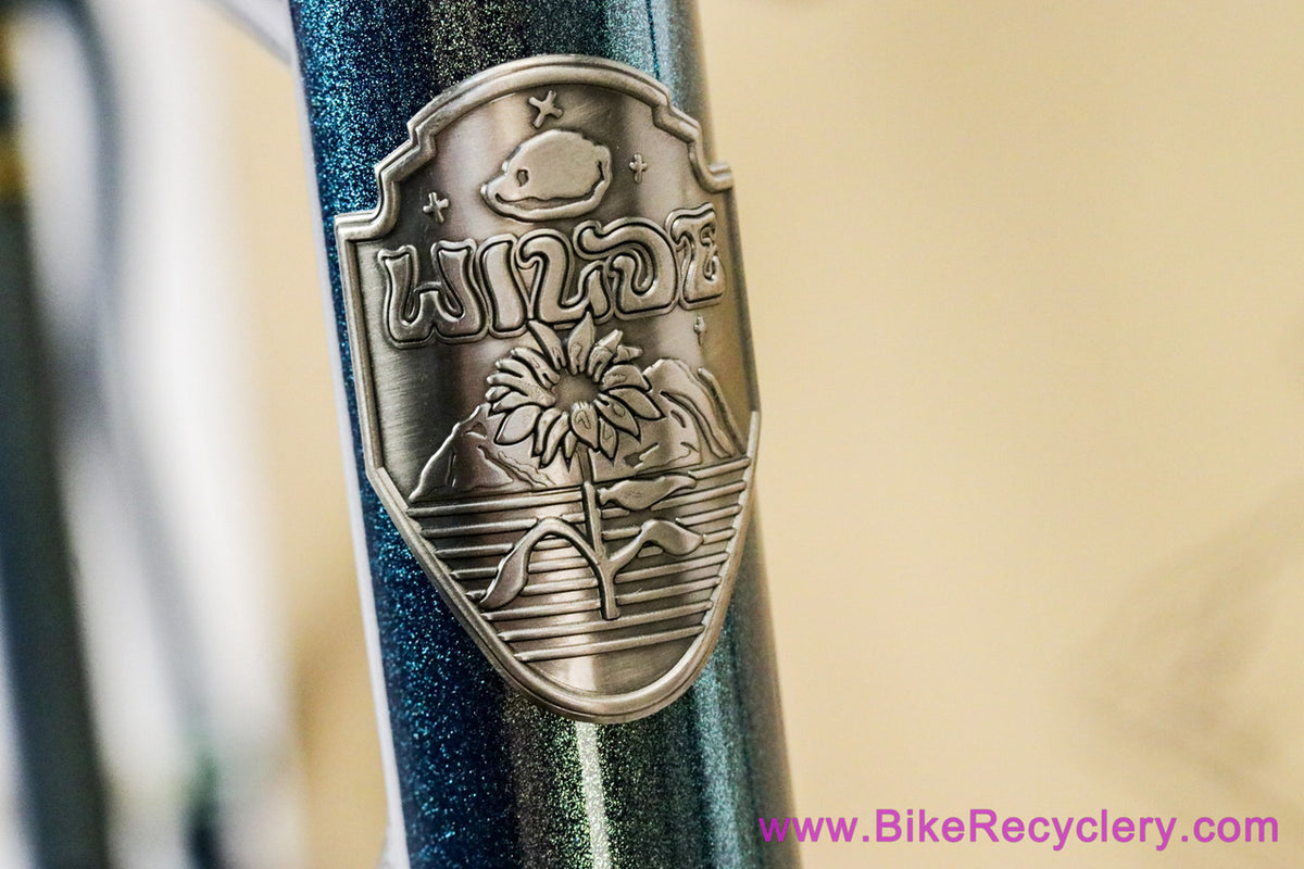 Wilde Rambler Gravel / Bikepacking Frameset: Large - Steel Fork - Iridescent Glitter Mermaid (NEW)