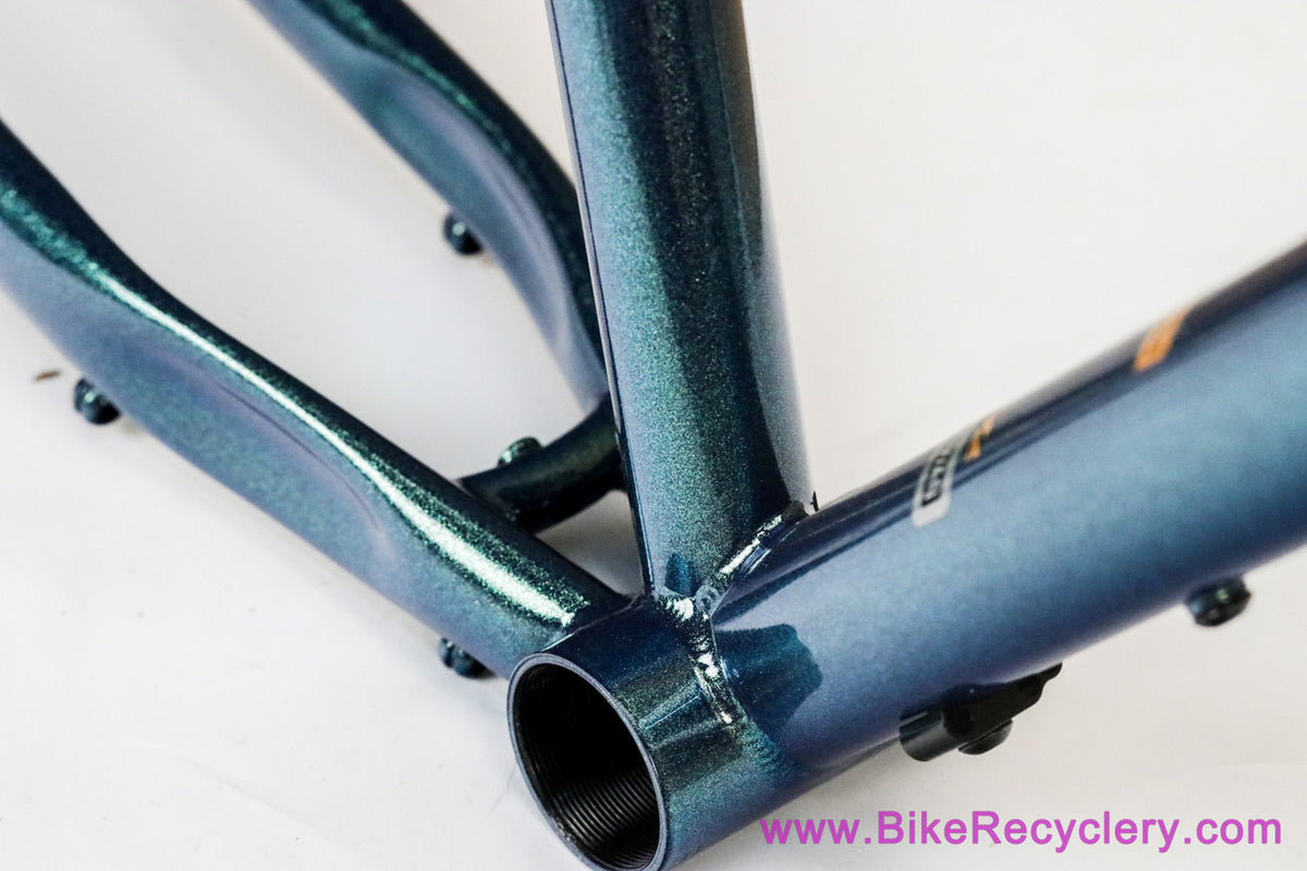 Wilde Rambler Gravel / Bikepacking Frameset: Large - Steel Fork - Iridescent Glitter Mermaid (NEW)