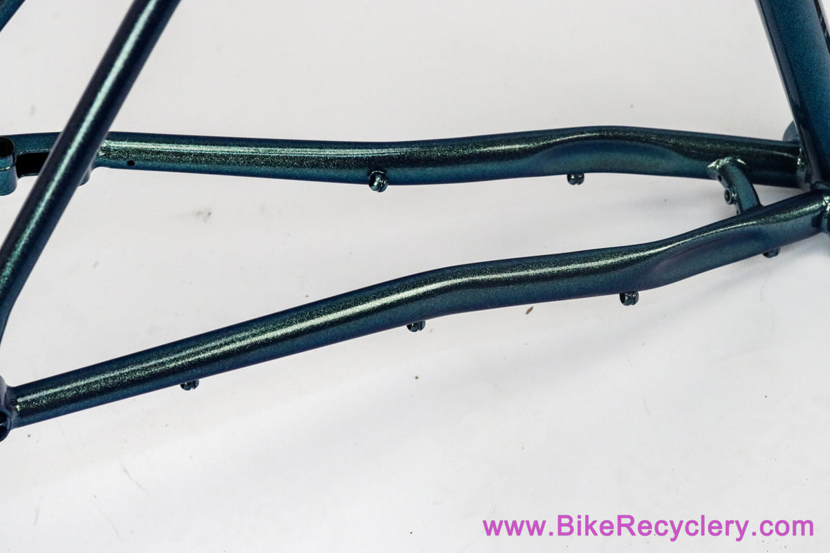 Wilde Rambler Gravel / Bikepacking Frameset: Large - Steel Fork - Iridescent Glitter Mermaid (NEW)