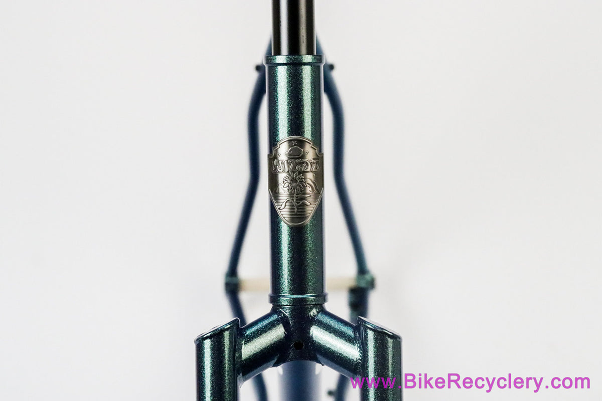 Wilde Rambler Gravel / Bikepacking Frameset: Large - Steel Fork - Iridescent Glitter Mermaid (NEW)