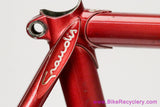 Grandis Special Campion Del Mondo Frameset: 56cm x 57.5cm - Columbus SL - OMAS Big Sliding Headset + Gipiemme BB - Red - Vintage ~1980 to 1983