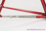 Grandis Special Campion Del Mondo Frameset: 56cm x 57.5cm - Columbus SL - OMAS Big Sliding Headset + Gipiemme BB - Red - Vintage ~1980 to 1983
