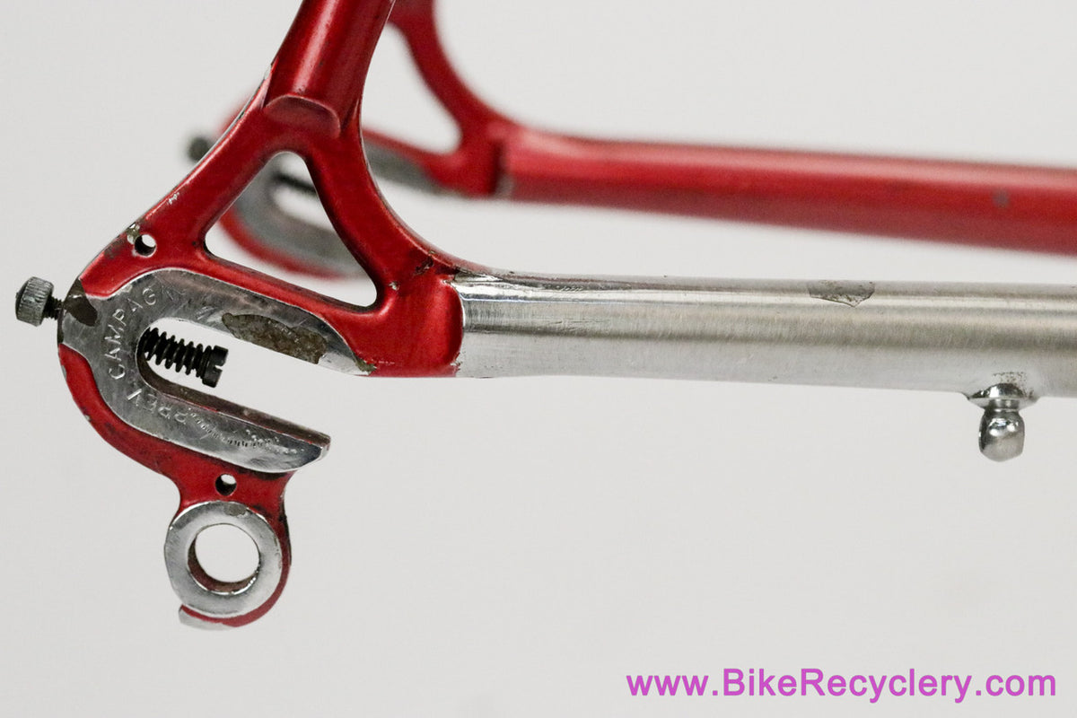 Grandis Special Campion Del Mondo Frameset: 56cm x 57.5cm - Columbus SL - OMAS Big Sliding Headset + Gipiemme BB - Red - Vintage ~1980 to 1983