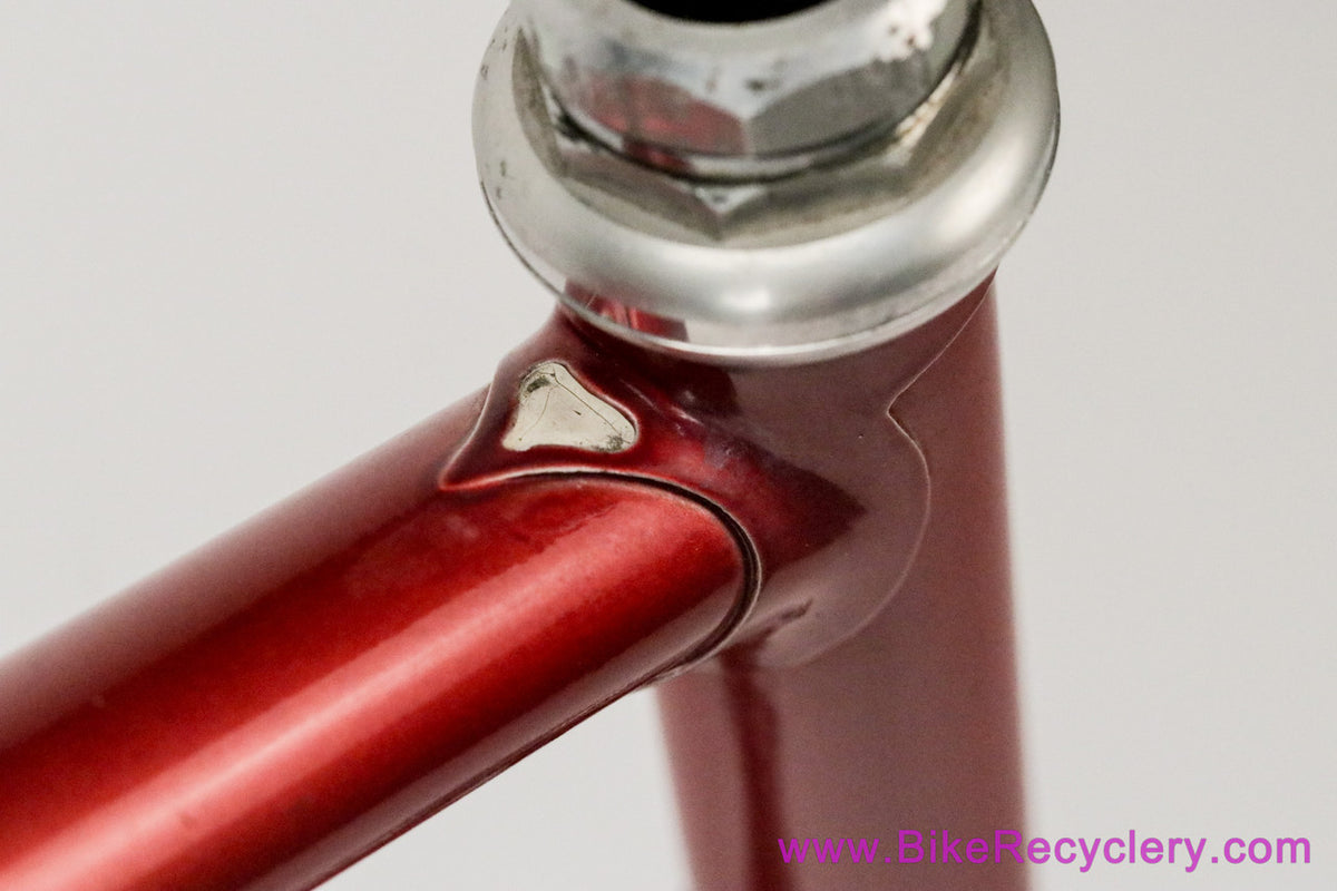 Grandis Special Campion Del Mondo Frameset: 56cm x 57.5cm - Columbus SL - OMAS Big Sliding Headset + Gipiemme BB - Red - Vintage ~1980 to 1983