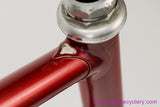 Grandis Special Campion Del Mondo Frameset: 56cm x 57.5cm - Columbus SL - OMAS Big Sliding Headset + Gipiemme BB - Red - Vintage ~1980 to 1983