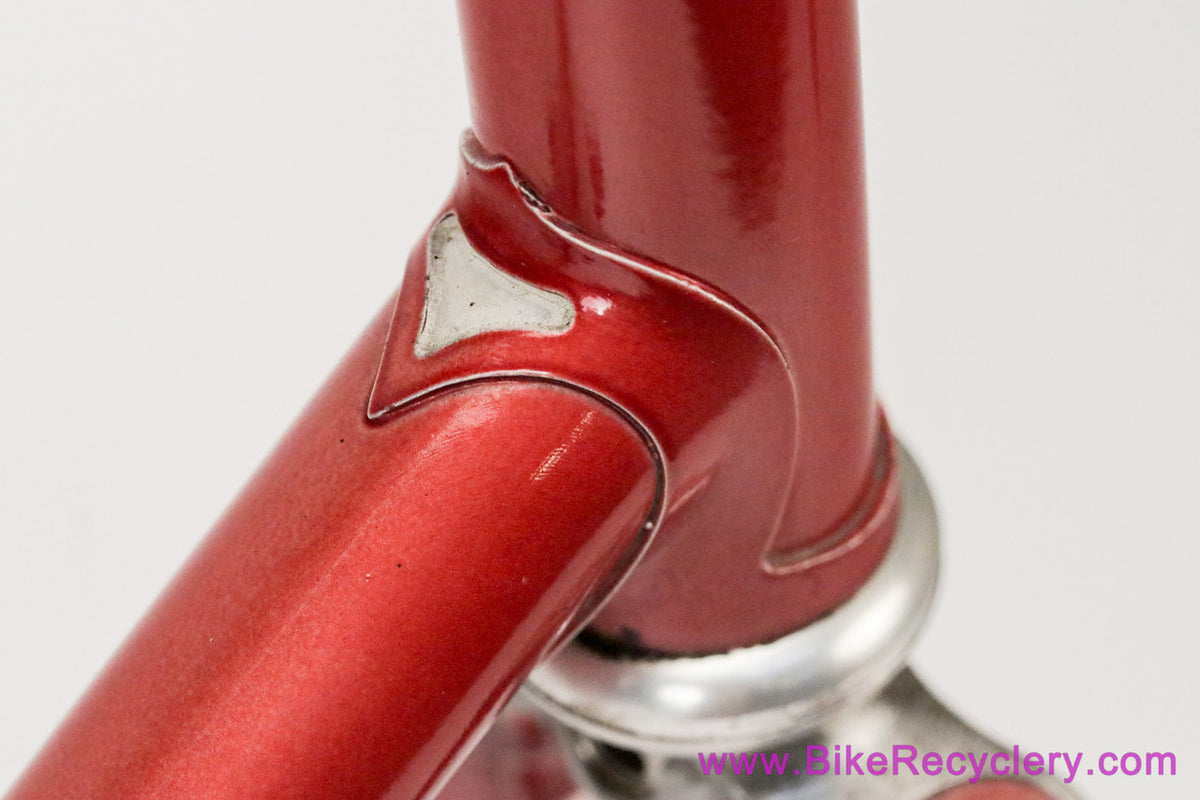 Grandis Special Campion Del Mondo Frameset: 56cm x 57.5cm - Columbus SL - OMAS Big Sliding Headset + Gipiemme BB - Red - Vintage ~1980 to 1983