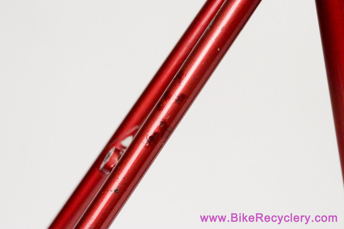 Grandis Special Campion Del Mondo Frameset: 56cm x 57.5cm - Columbus SL - OMAS Big Sliding Headset + Gipiemme BB - Red - Vintage ~1980 to 1983