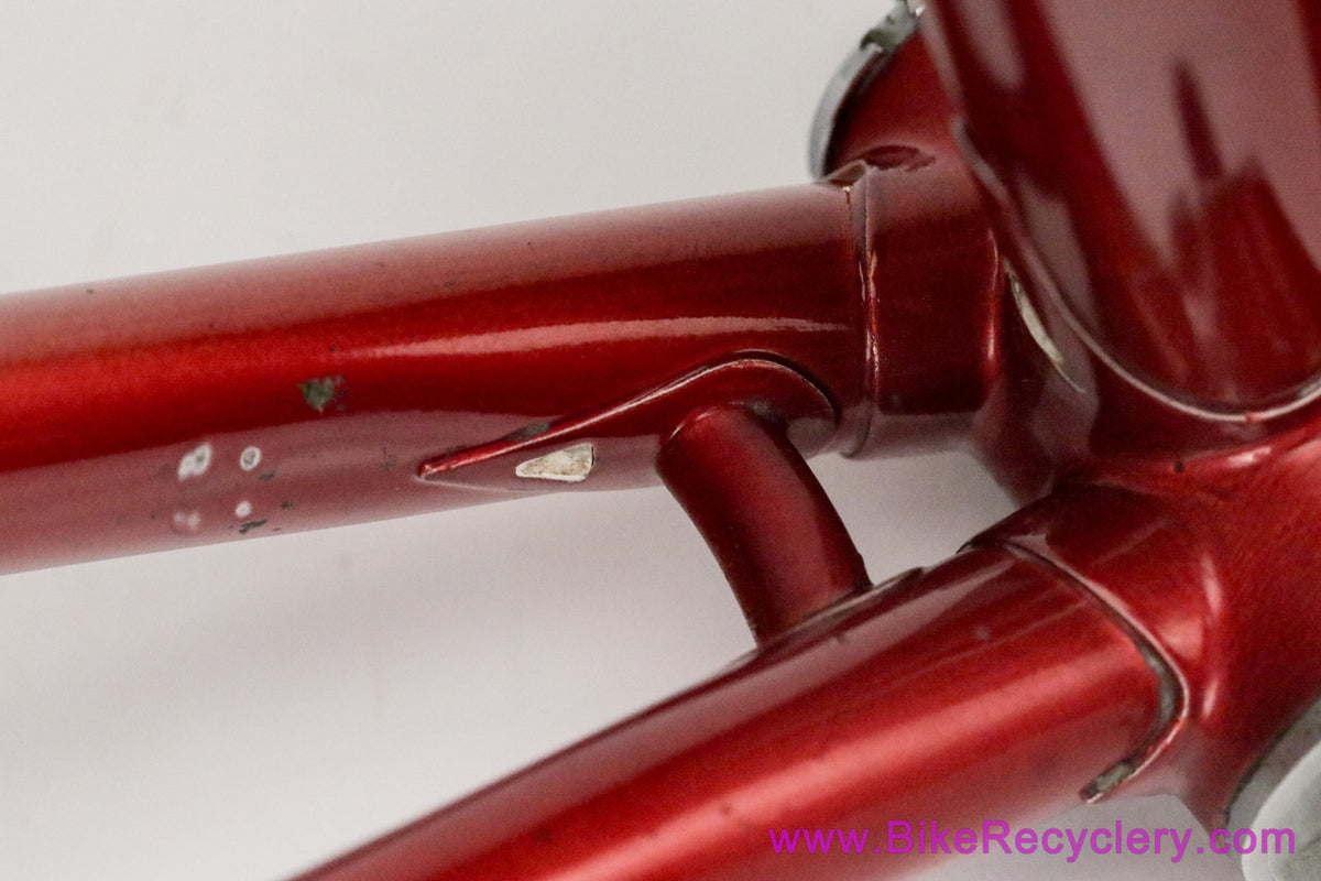 Grandis Special Campion Del Mondo Frameset: 56cm x 57.5cm - Columbus SL - OMAS Big Sliding Headset + Gipiemme BB - Red - Vintage ~1980 to 1983