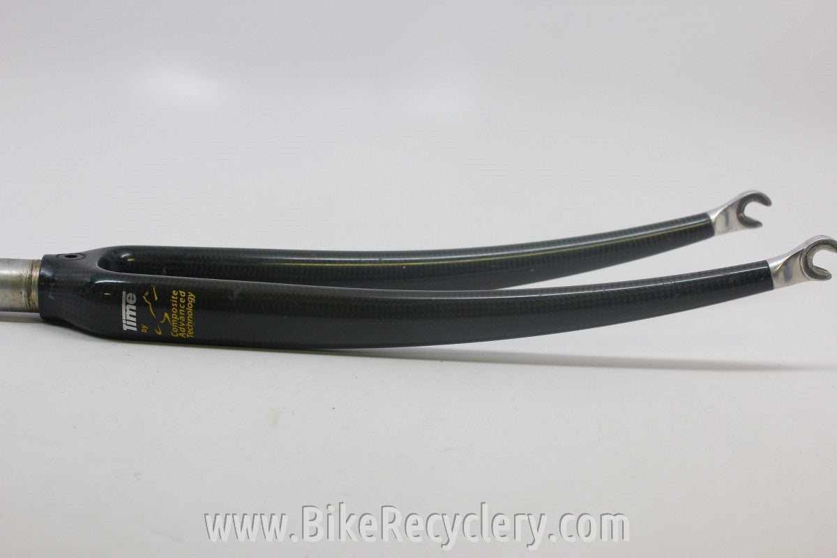 Vintage Time Carbon Road Fork: 1" Threadless