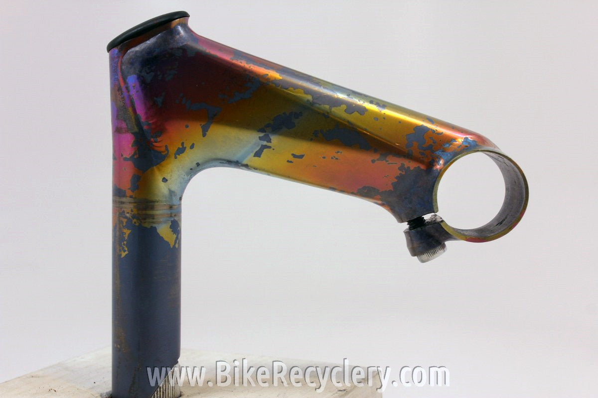 Cinelli Grammo Art Titanium Quill Stem: 110mm x 26.4mm, Colored, Top Cap EXC