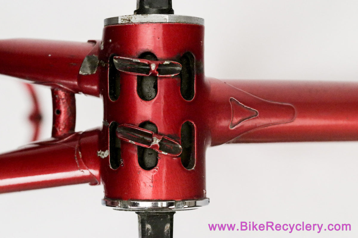 Grandis Special Campion Del Mondo Frameset: 56cm x 57.5cm - Columbus SL - OMAS Big Sliding Headset + Gipiemme BB - Red - Vintage ~1980 to 1983