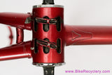 Grandis Special Campion Del Mondo Frameset: 56cm x 57.5cm - Columbus SL - OMAS Big Sliding Headset + Gipiemme BB - Red - Vintage ~1980 to 1983