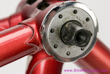 Grandis Special Campion Del Mondo Frameset: 56cm x 57.5cm - Columbus SL - OMAS Big Sliding Headset + Gipiemme BB - Red - Vintage ~1980 to 1983