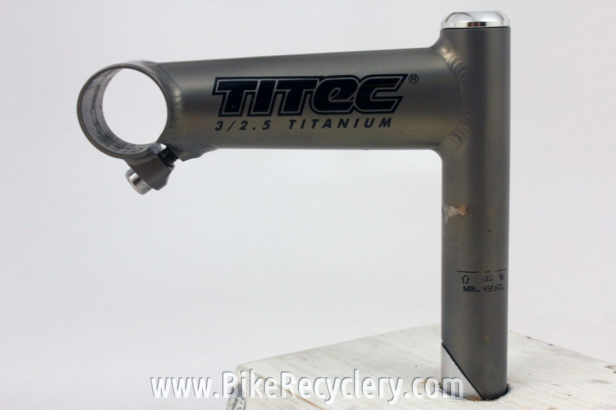 Titec Titanium Quill Stem: NM in Box, 110mm x 26.0mm