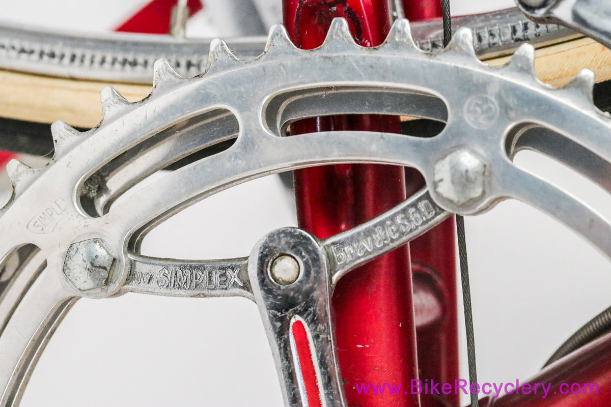 57cm Cinelli Model B: Original Paint/Parts - Record - Stronglight - Universal - Nisi - Way Assauto - Unica-Nitor - Red