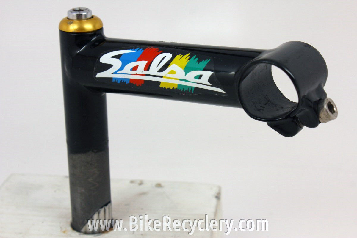 Vintage Salsa Quill Stem: 110mm x 25.4mm, MTB, Gold Cap Near Mint