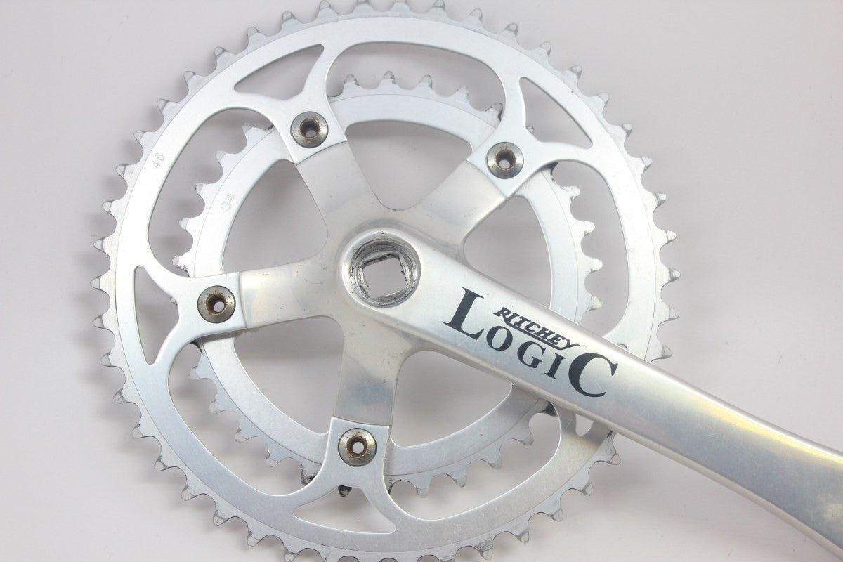 Ritchey Logic Cyclocross Crank: 170mm, 46/34T, 110mm BCD Silver