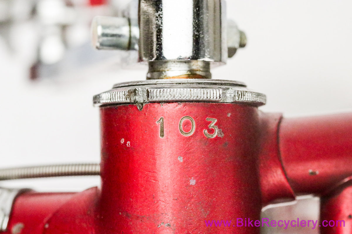 57cm Cinelli Model B: Original Paint/Parts - Record - Stronglight - Universal - Nisi - Way Assauto - Unica-Nitor - Red