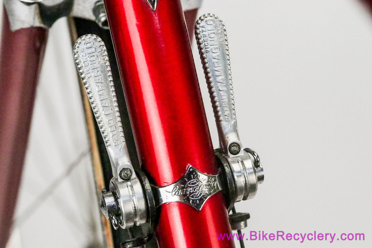 57cm Cinelli Model B: Original Paint/Parts - Record - Stronglight - Universal - Nisi - Way Assauto - Unica-Nitor - Red