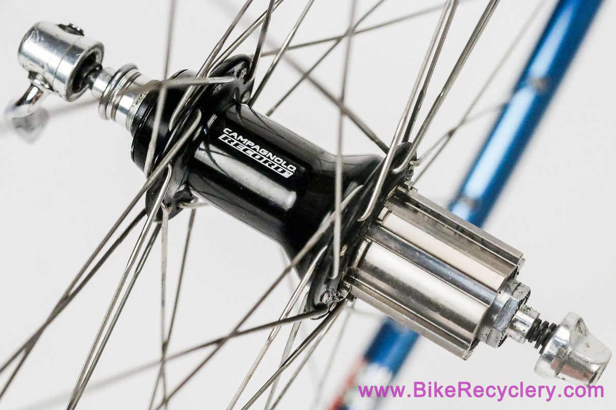 BLUE Ano Mavic Open Pro x Campagnolo Record/Chorus Wheelset: 700c x 32H - 9/10/11/12s (EXC+)