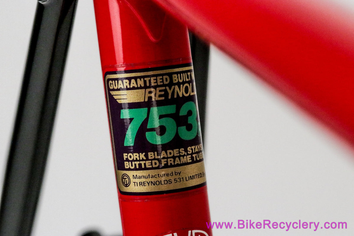 56cm Ti-Raleigh Team Professional SBDU Frameset: Reynolds 753R - 1980's (Near Mint)
