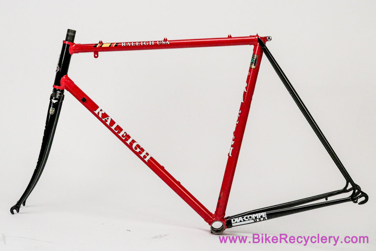 56cm Ti-Raleigh Team Professional SBDU Frameset: Reynolds 753R - 1980's (Near Mint)
